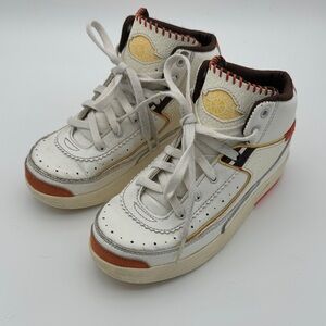 Nike Air Jordan 2 Madison Chateau Rogue United Youth International Sneakers 13.5